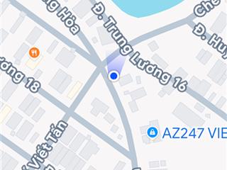 Bán lô góc ngã tư biệt thự 3 mặt tiền đường lê quang hoà và chế viết tấn đảo 1, hoà xuân cẩm lệ