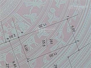 Lô đất đẹp giá tốt dt 55,5m2 tại vân tảo, thường tín, hà nội