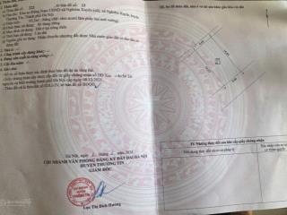 Bán mảnh đất siêu đẹp dt 95.2m2 nghiêm xá, nghiêm xuyên , thường tín, hà nội.