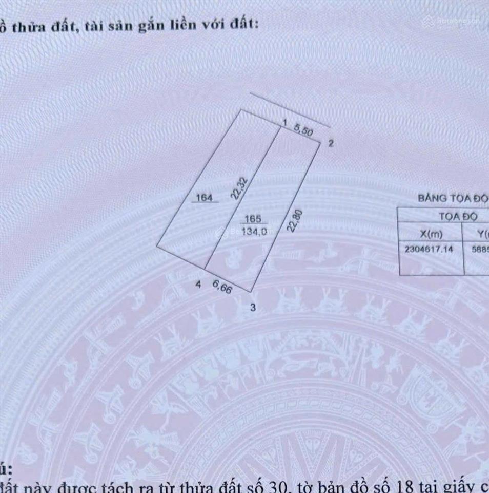 Bán lô đất dt 134m2( nguyễn trãi ) nay thuộc xã thượng phúc thường tín hà nội