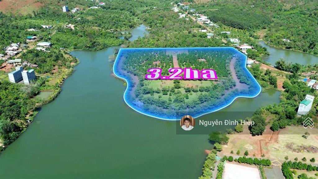 Bán đất view hồ đẹp đến nao lòng, cách ql14 1km, xã đắk ru, đắk r'lấp, đắk nông