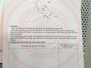 Chính chủ bán 137m2 tân xã đất đường ô to tránh giá 7.5 tỷ