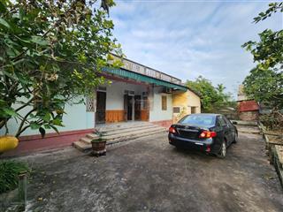 Bán nhanh nhà 1 tầng 305m2 tam quang  vũ thư ô tô vào tận sân