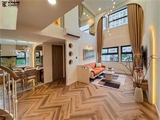 Căn hộ duplex quận 2  trần cao 5,4m  thiết kế 2 tầng  view sông  full kính từ sàn  trần