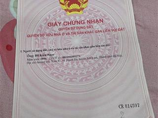 Cơ hội hiếm! đất đẹp vuông 5x18,8m  chuyên mỹ  giá chỉ 1 tỷ 8