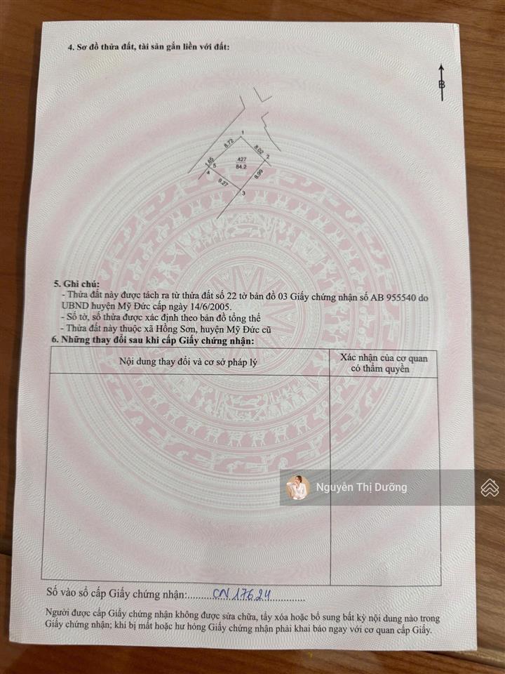 Siêu phẩm lô góc mặt tiền siêu rộng ngay trung tâm xã hồng sơn, mỹ đức  giá nhỉnh 2ty