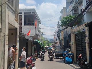Quận 10, 100m2 (4m x 17m, nở hậu l 9m), 3 tầng, 5pn, hẻm xe tải 1 trục