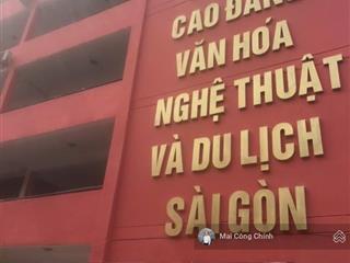 Quỹ đất giáo dục lớn nhất q12, 4750m2, đang có trường cao đẳng hoạt động.