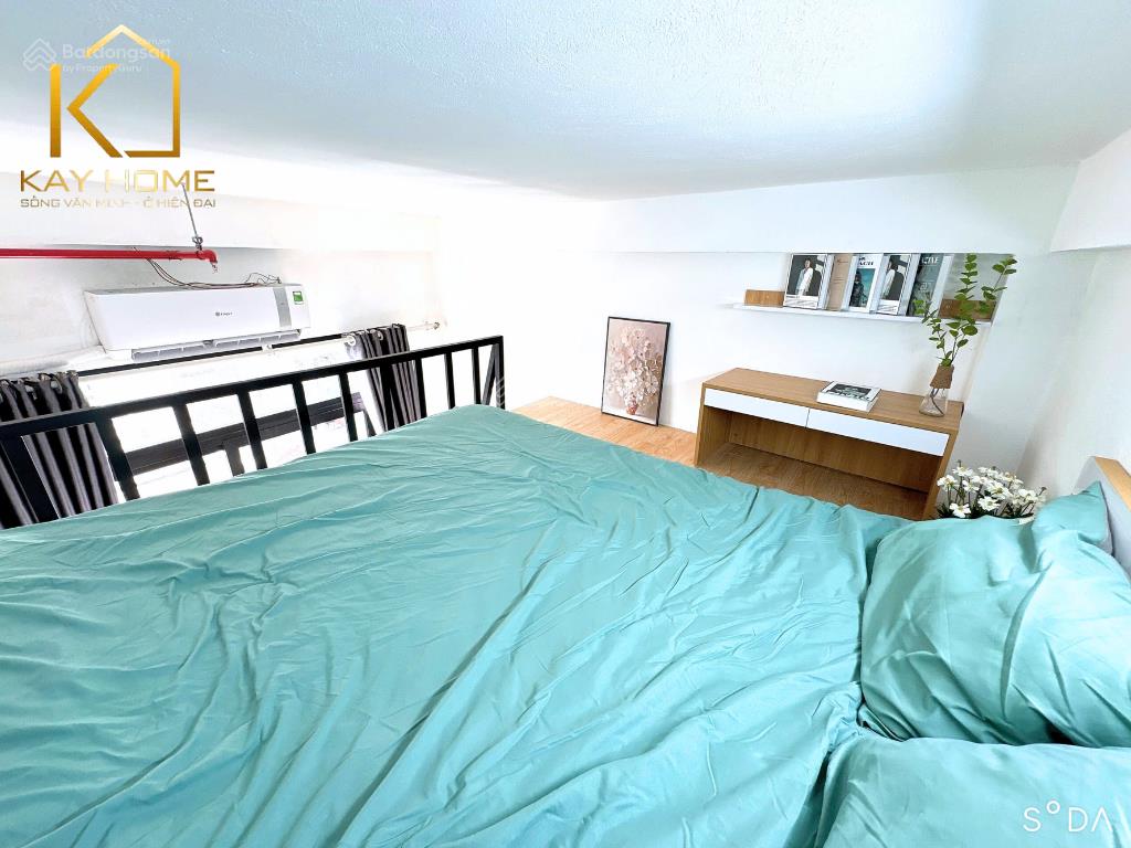 Cho thuê phòng gác xép tại 143 nguyễn chính, cửa sổ ban công siêu đẹp