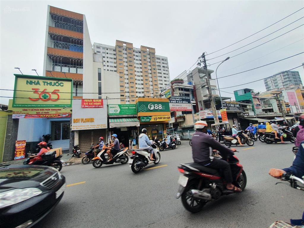 Nhà 2 mặt tiền trước sau 662 lạc long quân, dt 5m nở hậu l 12x22m, hầm 5 lầu tm, hđt 90 triệu/th