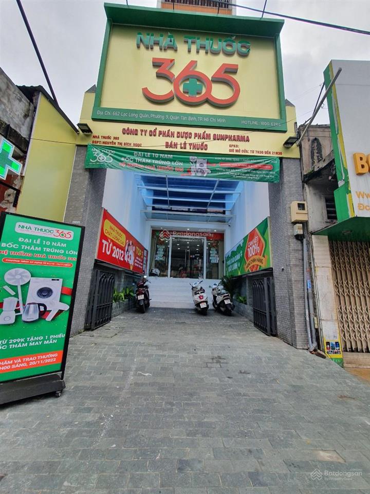 Nhà 2 mặt tiền trước sau 662 lạc long quân, dt 5m nở hậu l 12x22m, hầm 5 lầu tm, hđt 90 triệu/th