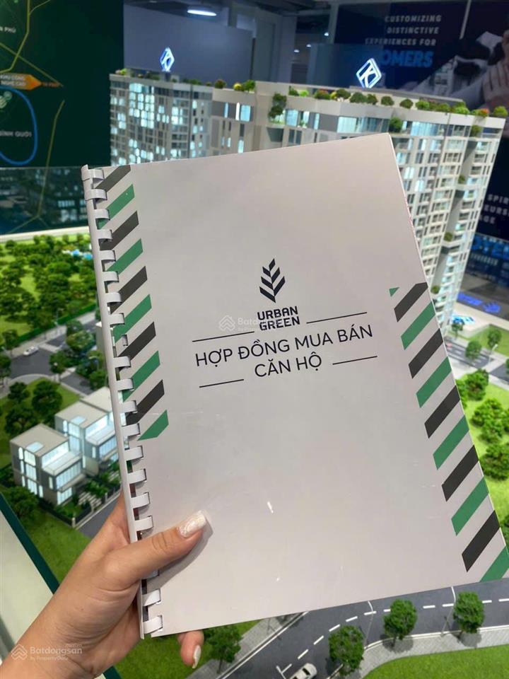 Căn 2pn  76m2 urban green giá chỉ 4,4 tỷ. bao mọi thuế phí. tầng cao view q1. alo em nhâm gửi căn