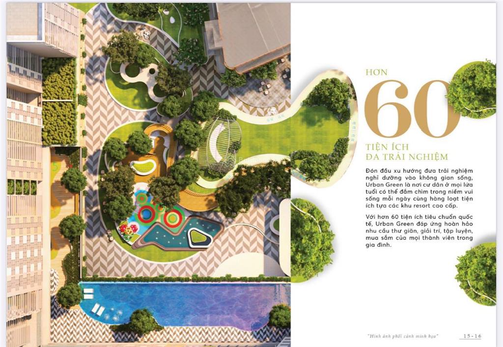 Căn 2pn  76m2 urban green giá chỉ 4,4 tỷ. bao mọi thuế phí. tầng cao view q1. alo em nhâm gửi căn