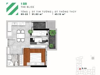 Căn 1pn góc 51m2 urban green view landmmark 81 . bao thuế phí / giá tốt.  em nhâm check căn