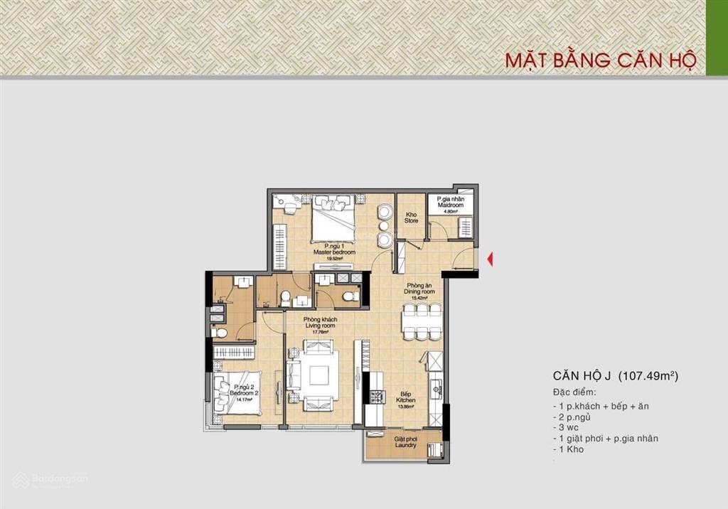 Bán căn hộ 3 mặt tiền  cc đức khải era town