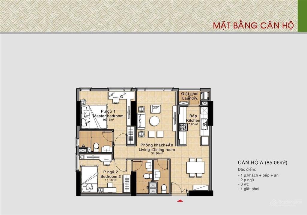 Bán căn hộ 3 mặt tiền  cc đức khải era town