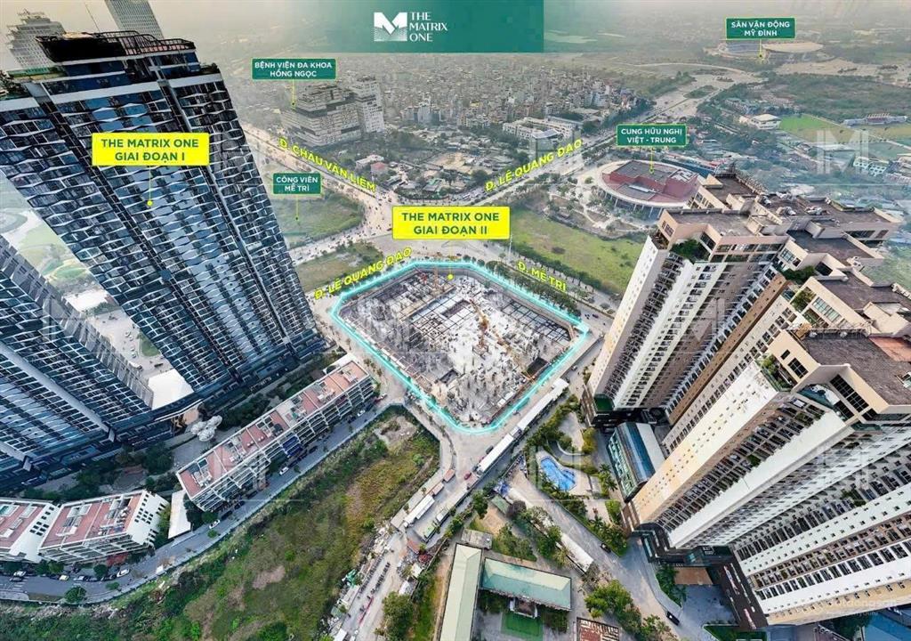 Đầy đủ quỹ căn bán rẻ nhất tại the matrix one tất cả các trục căn cả 4 tòa