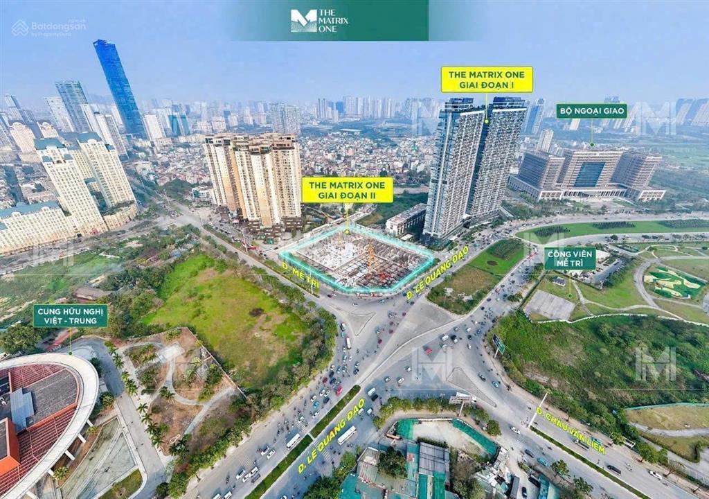Đầy đủ quỹ căn bán rẻ nhất tại the matrix one tất cả các trục căn cả 4 tòa