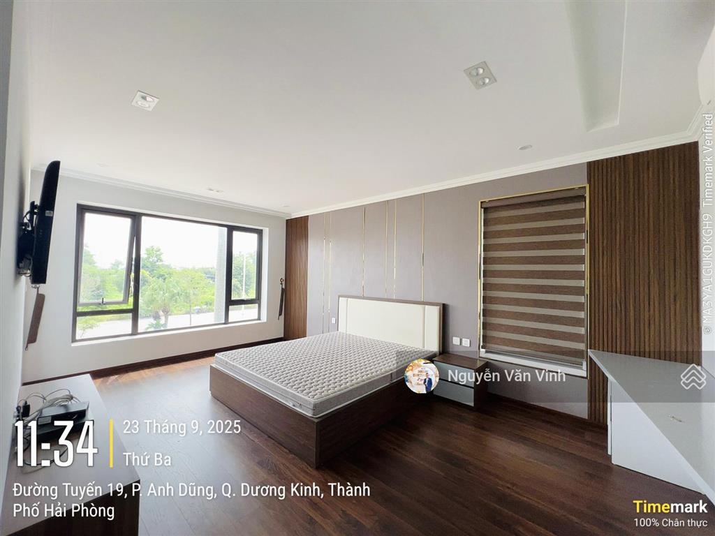 Biệt thự 180m2 * 3 tầng hoàn thiện full nội thất có sổ đỏ ngay mê linh anh dũng cần bán gấp