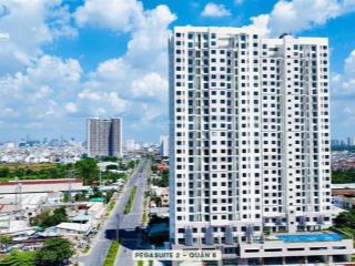 Bán căn hộ 1 phòng ngủ pega suite 2 quận 8, gần trung tâm  đã có sổ hồng giá tốt nhất hiện tại
