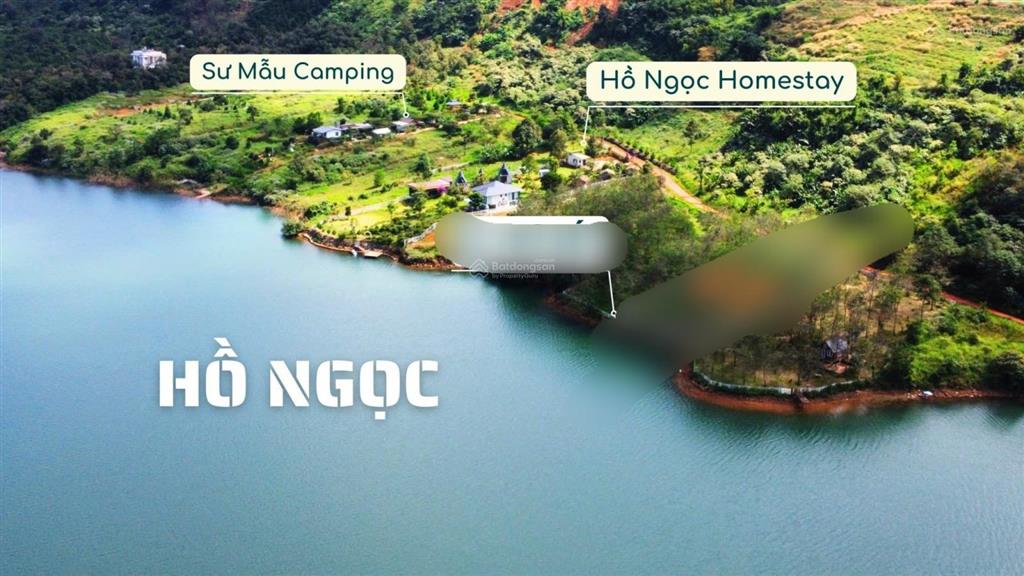 Bán lô đất 540m2 view trực diện hồ ngọc bảo lộc  phù hợp làm nhà vườn nghỉ dưỡng, homestay