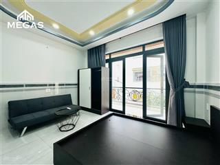 Căn hộ full nội thất  ban công  mới xây ngay nguyễn thái sơn  đh văn lang  emart phan văn trị