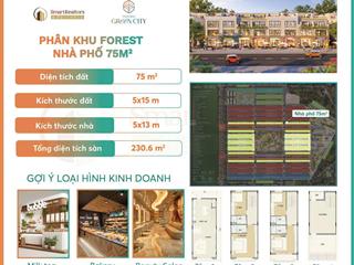 Ưu tiên suất chọn nhà phố 60m2 vinhomes green city, số lượng có hạn, 0937 911 ***