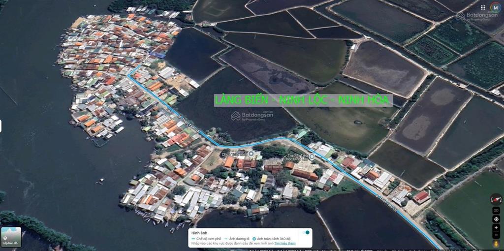 Bán lô đất có đìa tôm gần ql1a ninh lộc, ninh hòa giá chỉ 990 triệu