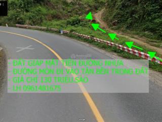 Bán đất cam lâm  chỉ 130 triệu/sào  mặt tiền đường nhựa 50m