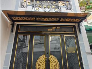 Bán nhà mới ở ngay p15 q8, kqh, có 3 tầng 37m2 shr, nở hậu 4,3m giá 4,85 tỷ