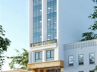 130tỷ tòa văn phòng xây mới mặt phố ngô gia tự long biên, 313m2 8tầng 1 hầm, mt 8m.