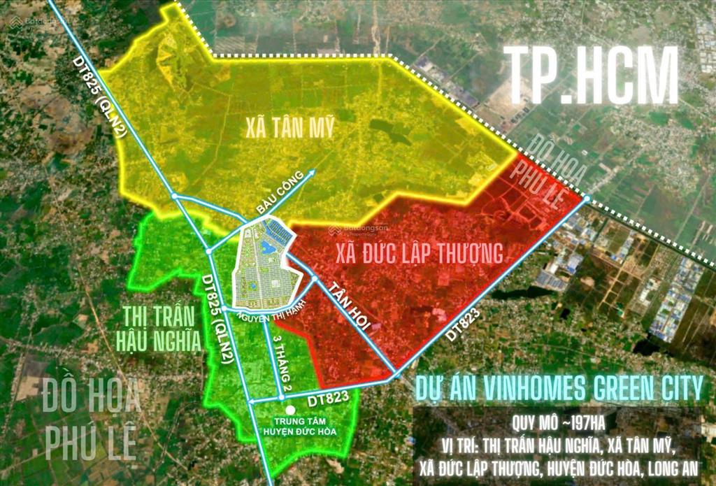 Chính chủ cần bán gấp nền đất đẹp ngay trung tâm hậu nghĩa diện tích 184m2, shr, giá 3ty9