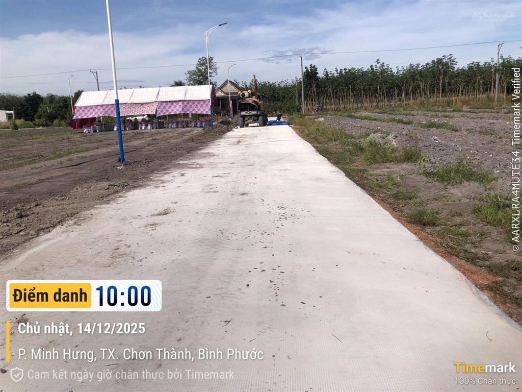 Cơ hội vàng đầu tư & an cư sở hữu ngay đất nền pháp lý sạch tại thị xã chơn thành, bình phước