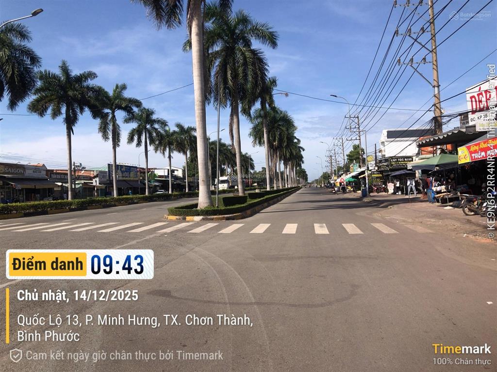 Cơ hội vàng đầu tư & an cư sở hữu ngay đất nền pháp lý sạch tại thị xã chơn thành, bình phước