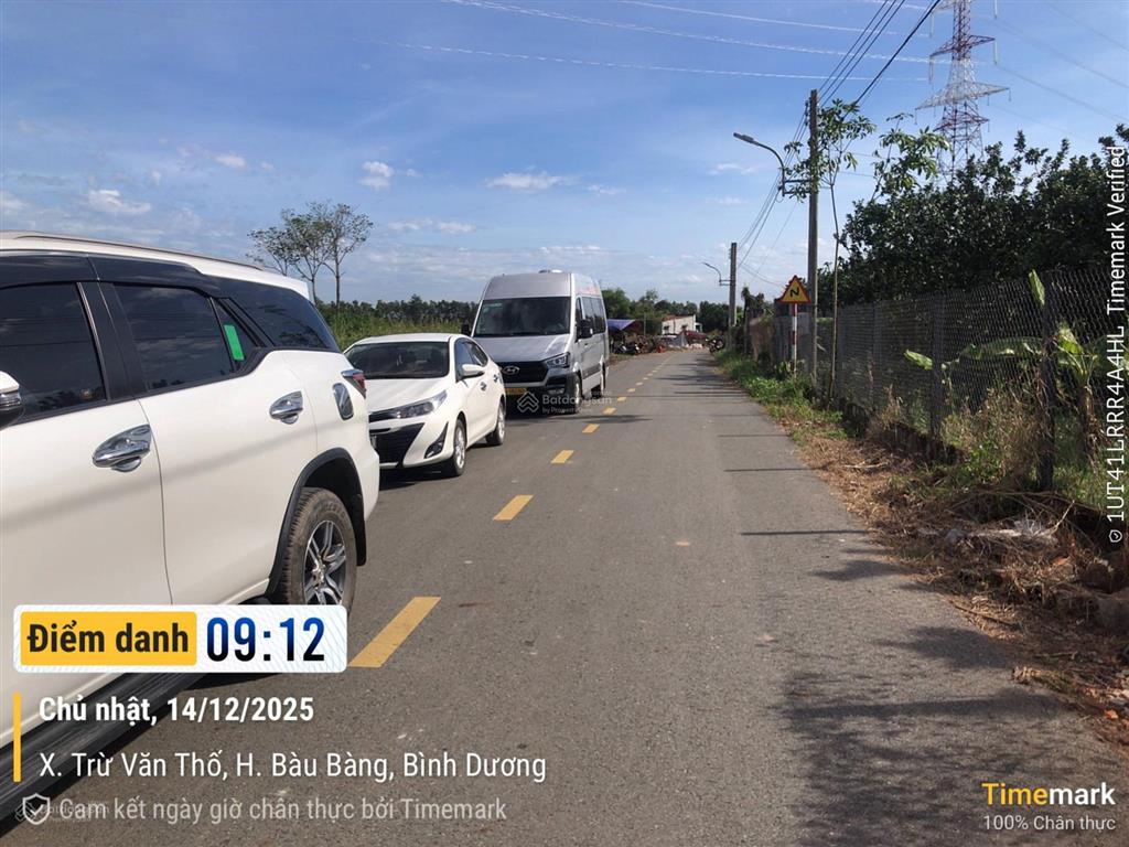 Cơ hội cuối năm sở hữu ngay 2132.9m2 đất mặt tiền nhựa rộng, đối diện kcn bàu bàng