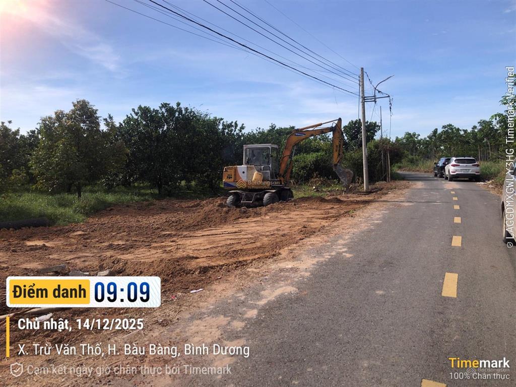 Cơ hội cuối năm sở hữu ngay 2132.9m2 đất mặt tiền nhựa rộng, đối diện kcn bàu bàng