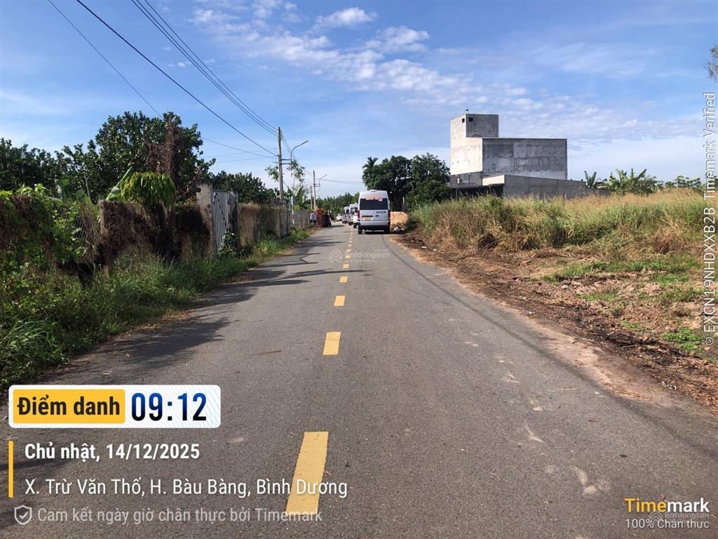 Cơ hội cuối năm sở hữu ngay 2132.9m2 đất mặt tiền nhựa rộng, đối diện kcn bàu bàng