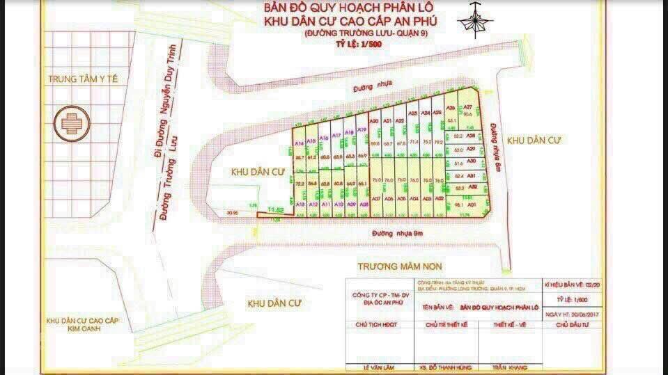 Bán 6 lô liền kề kdc trường lưu ngang 4x19.