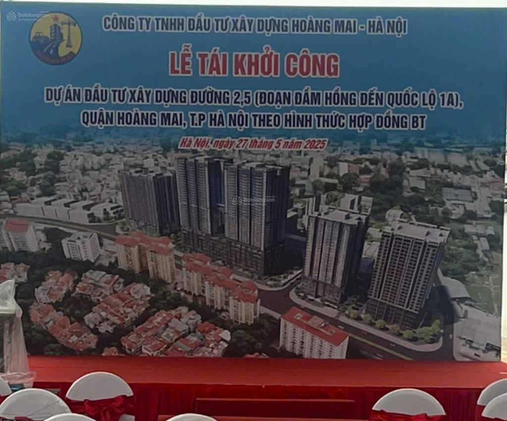 Cơn sốt mp kim đồngtrung kính, mặt vành đai 2,5 suất cuối cùng dt 127m2, đường hè 40m, giá 65tr/m2