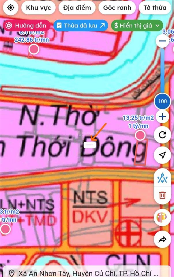 Bán đất thổ cư trung tâm xã an thới đông huyện cần giờ tphcm