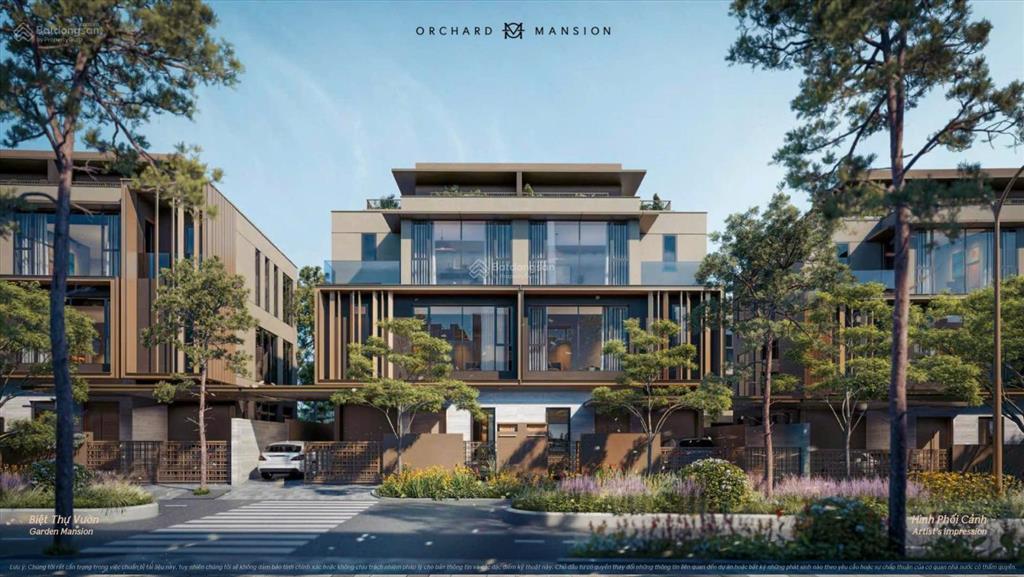 Orchard mansion dinh thự đồi và biệt thự vườn cạnh công viên 75 hecta thành phố mới bình dương