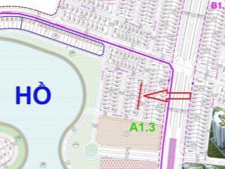 Bán nền biệt thự đông nam gần hồ khu a1.3 vị trí vip