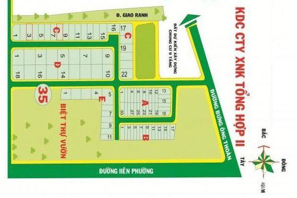 Bán lô đất biệt thự Dự án Xuất Nhập Khẩu Tổng Hợp 2 góc ngã 3 Liên Phường và Bưng Ông Thoàn, Quận 9, LH: 0704741047  