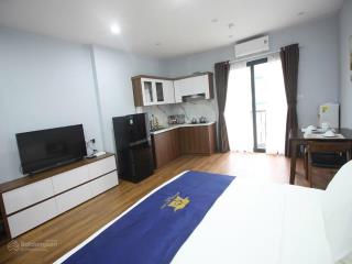 Căn hộ 1k1n full nội thất hoàng hoa thám, ba đình, ban công rộng, máy giặt riêng 42m2