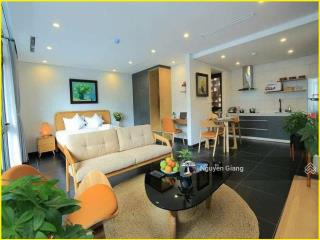 Cho thuê căn hộ vip full nội thất xịn, kim mã, ba đình ban công rộng 13 triệu/tháng