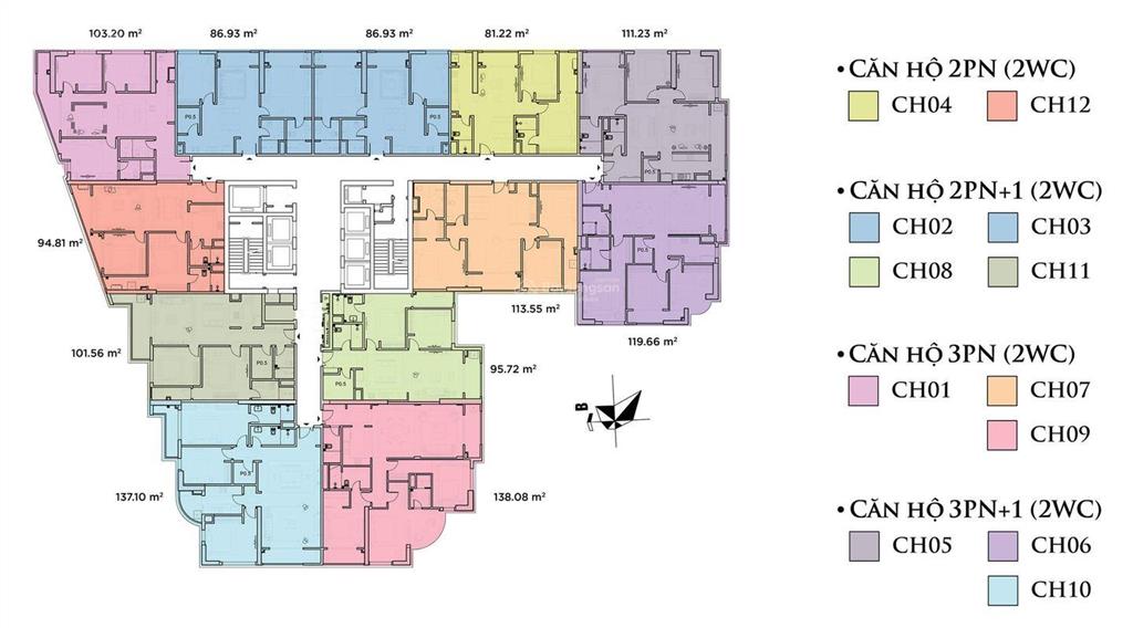 Bán căn hộ đẳng cấp 3pn full đồ cao cấp, sổ đỏ chính chủ, sách vali về ở ngay, hateco laroma
