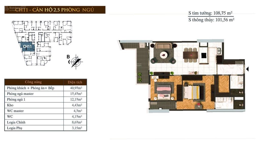 Bán căn hộ đẳng cấp 3pn full đồ cao cấp, sổ đỏ chính chủ, sách vali về ở ngay, hateco laroma