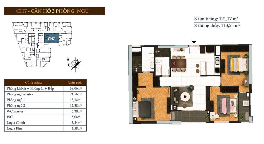 Bán căn hộ đẳng cấp 3pn full đồ cao cấp, sổ đỏ chính chủ, sách vali về ở ngay, hateco laroma