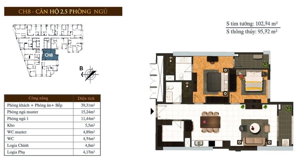 Bán căn hộ đẳng cấp 3pn full đồ cao cấp, sổ đỏ chính chủ, sách vali về ở ngay, hateco laroma
