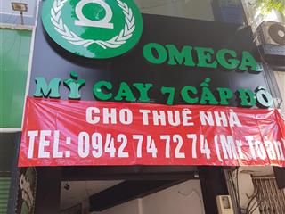 Cho thuê nhà mặt tiền lê văn sỹ, quận 3
